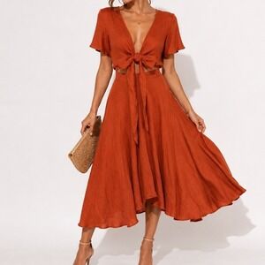 billy j cali one shoulder midi dress Billy J Boutique